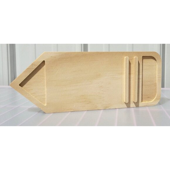 Mondo Llama 9.75" Long Pencil Shelf Sitter Desk Office Wood Paint Craft Project - Picture 1 of 6